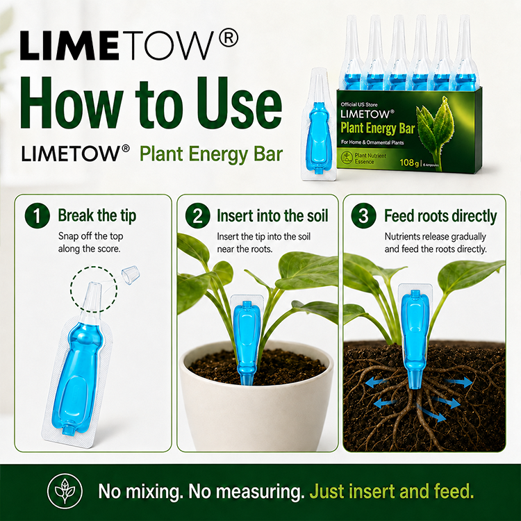 🥦𝐎𝐟𝐟𝐢𝐜𝐢𝐚𝐥 𝐒𝐭𝐨𝐫𝐞 LIMETOW® Plant Energy Stick: ready to use—no mixing required—delivering nutrients directly to the roots via the soil.